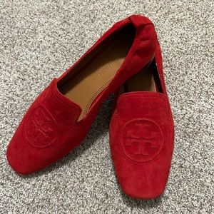 Tory Burch Red Loafers